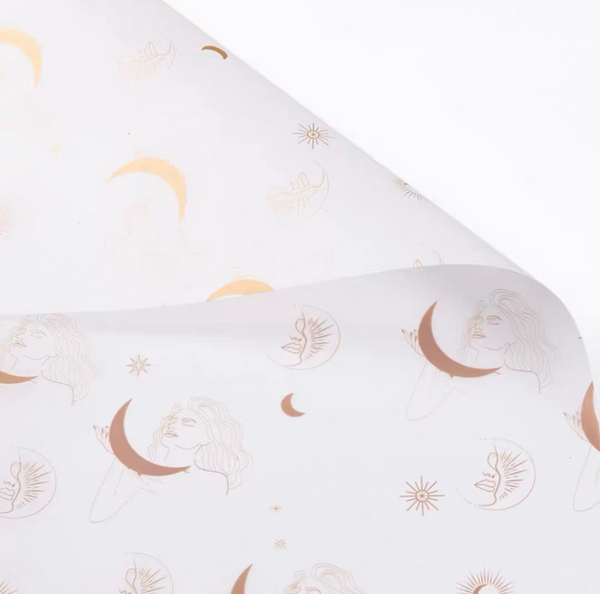 Moon Goddess Foggy Waterproof Wrapping Paper