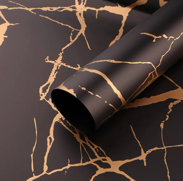 Marble Foggy Waterproof Wrapping Paper