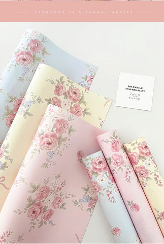 Pastel Petals Wrapping Paper