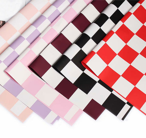 Checkerboard Waterproof Wrapping Paper