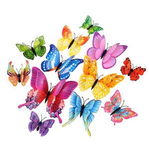 3D Colored Butterfly