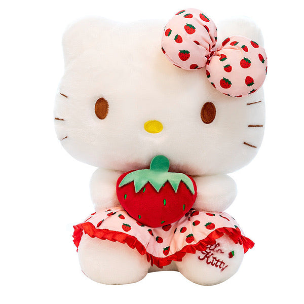 Polka Dot Strawberry HK Plushie