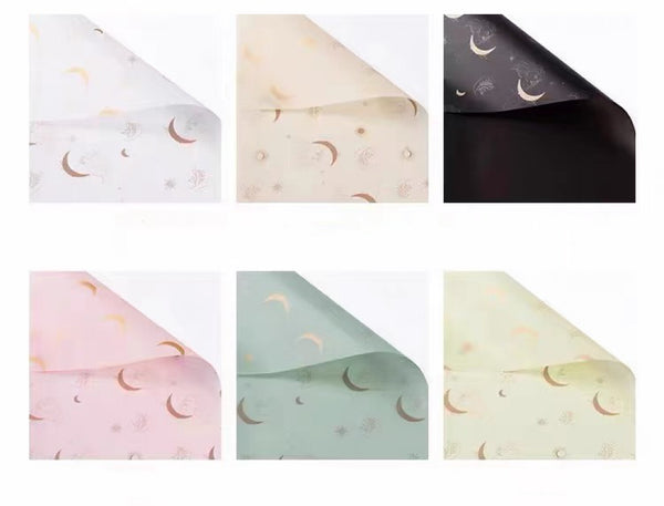 Moon Goddess Foggy Waterproof Wrapping Paper
