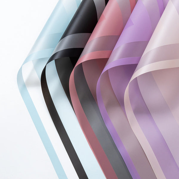 Foggy Colorful Frames Wrapping Paper