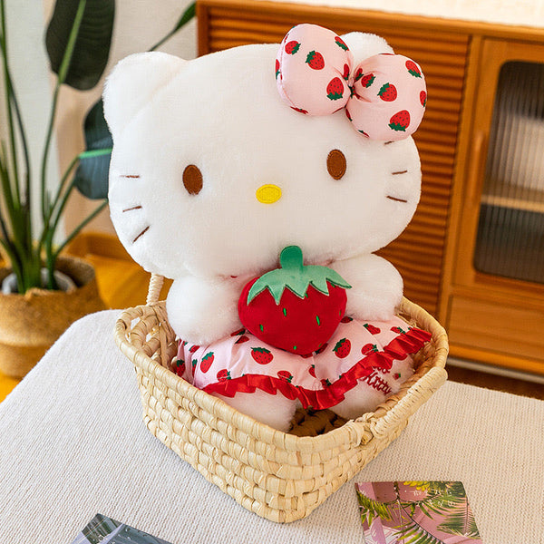 Polka Dot Strawberry HK Plushie