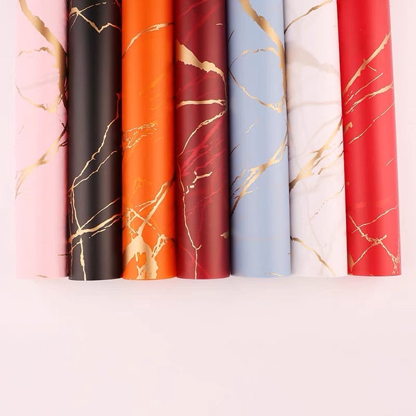 Marble Foggy Waterproof Wrapping Paper