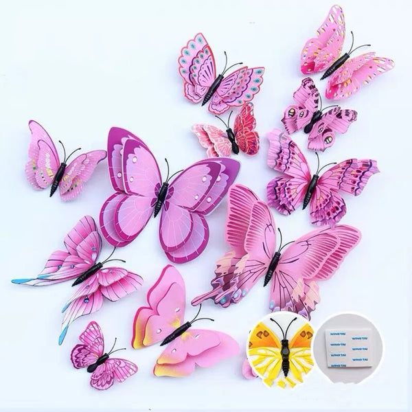 3D Colored Butterfly