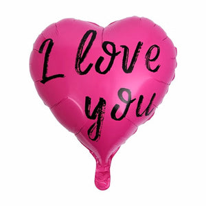 I Love You Heart Foil Balloon - 18 inch
