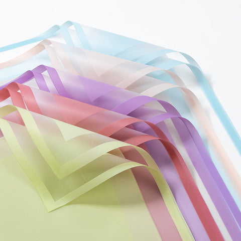 Foggy Colorful Frames Wrapping Paper