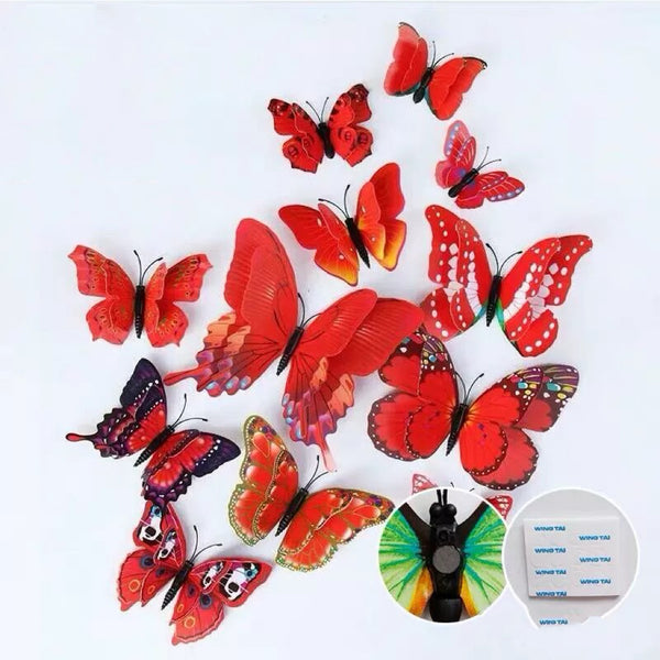 3D Colored Butterfly