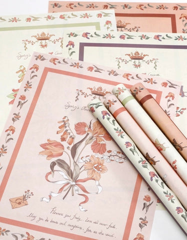 Royal Flower Wrapping Paper