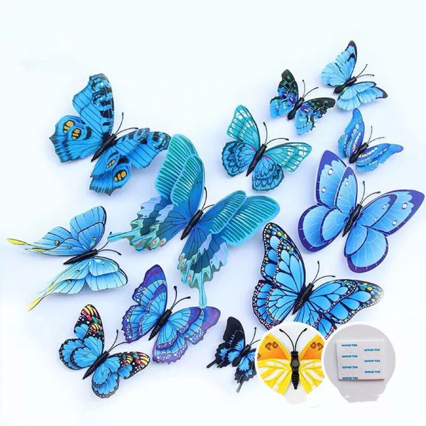 3D Colored Butterfly