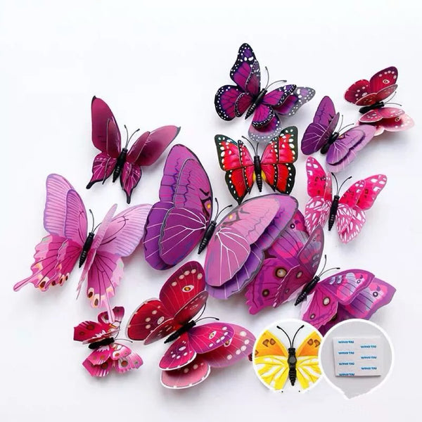 3D Colored Butterfly