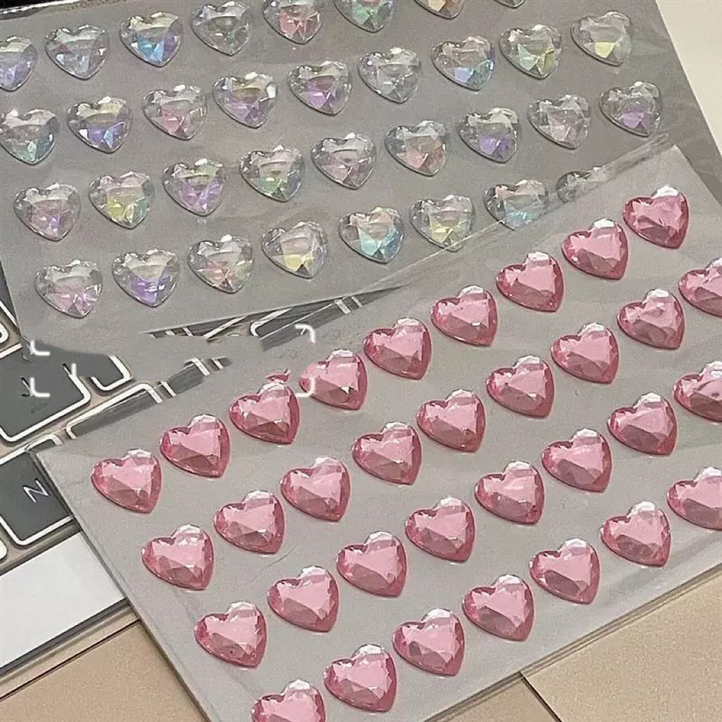 Heart Rhinestone Sticker