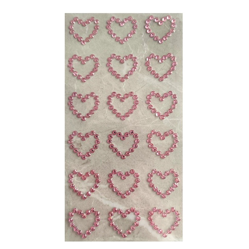 Heart Frame Rhinestone Sticker