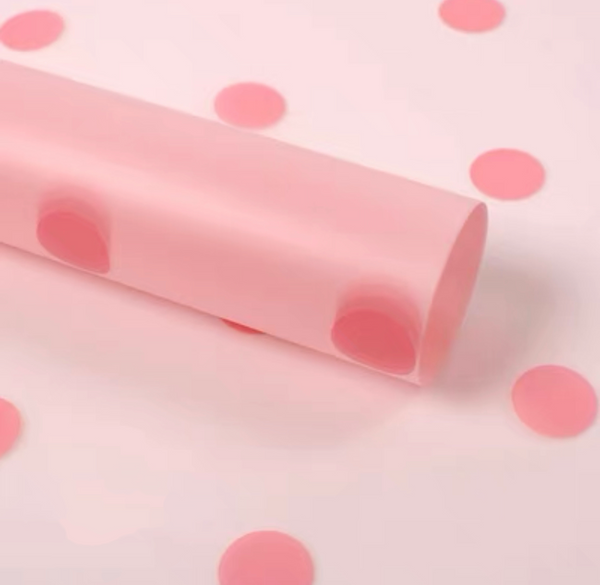 Foggy Polka Dot Waterproof Wrapping Paper