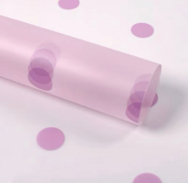 Foggy Polka Dot Waterproof Wrapping Paper