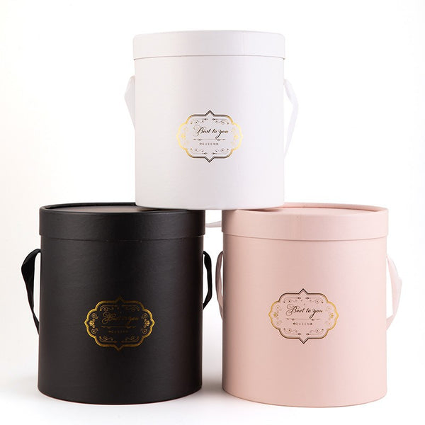 Round Barrel Hat Box (set of 3)