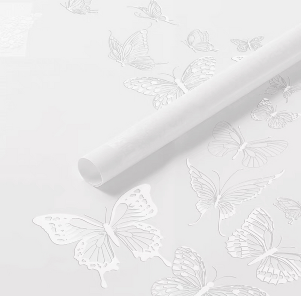 Butterfly Foggy Waterproof Wrapping Paper