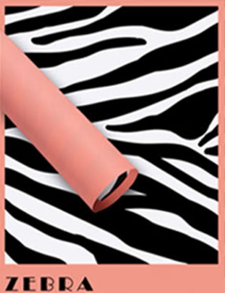 Zebra Pattern Waterproof Wrapping Paper