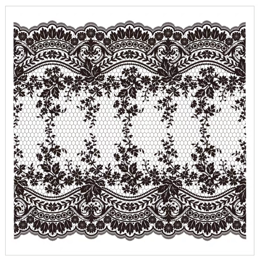 Doily Waterproof Wrapping Paper