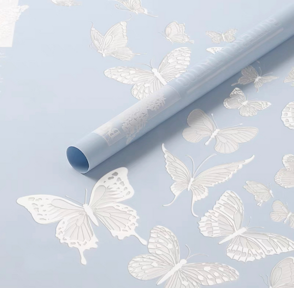 Butterfly Foggy Waterproof Wrapping Paper