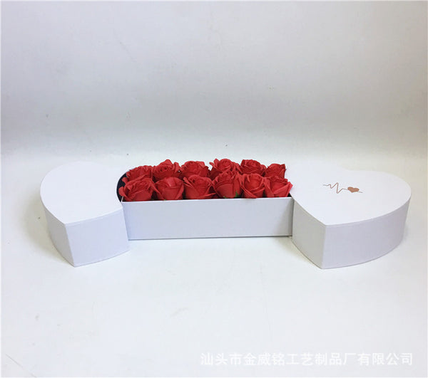 Dual Heart Flower Box