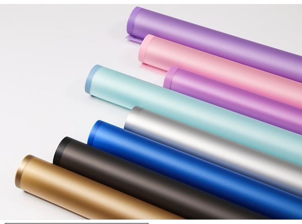 Colorful Edge Foggy Waterproof Wrapping Paper
