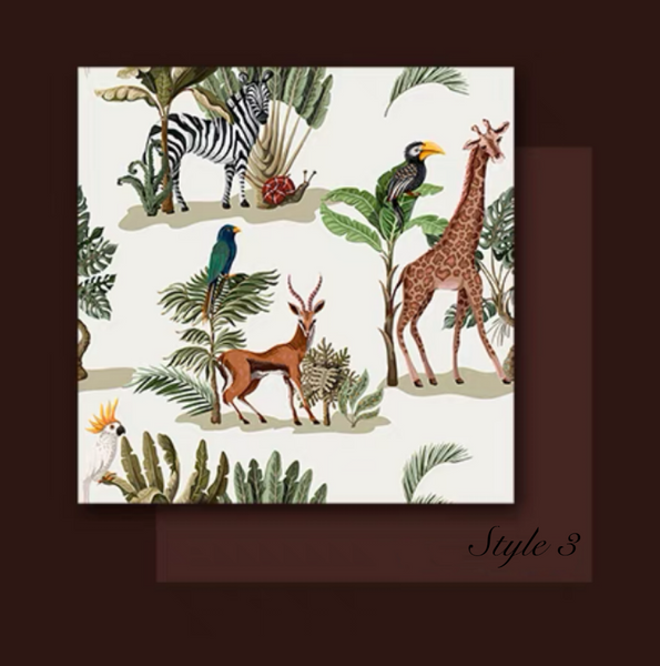 In The Safari Wrapping Paper