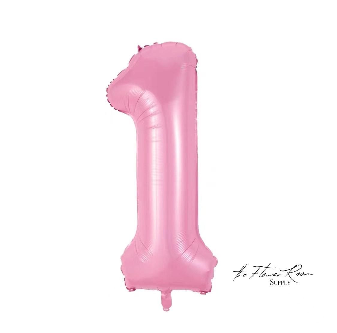 PINK 32 inch Numbers Balloon