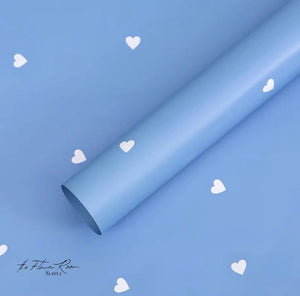 Little Hearts Waterproof Wrapping Paper