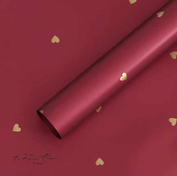 Little Hearts Waterproof Wrapping Paper